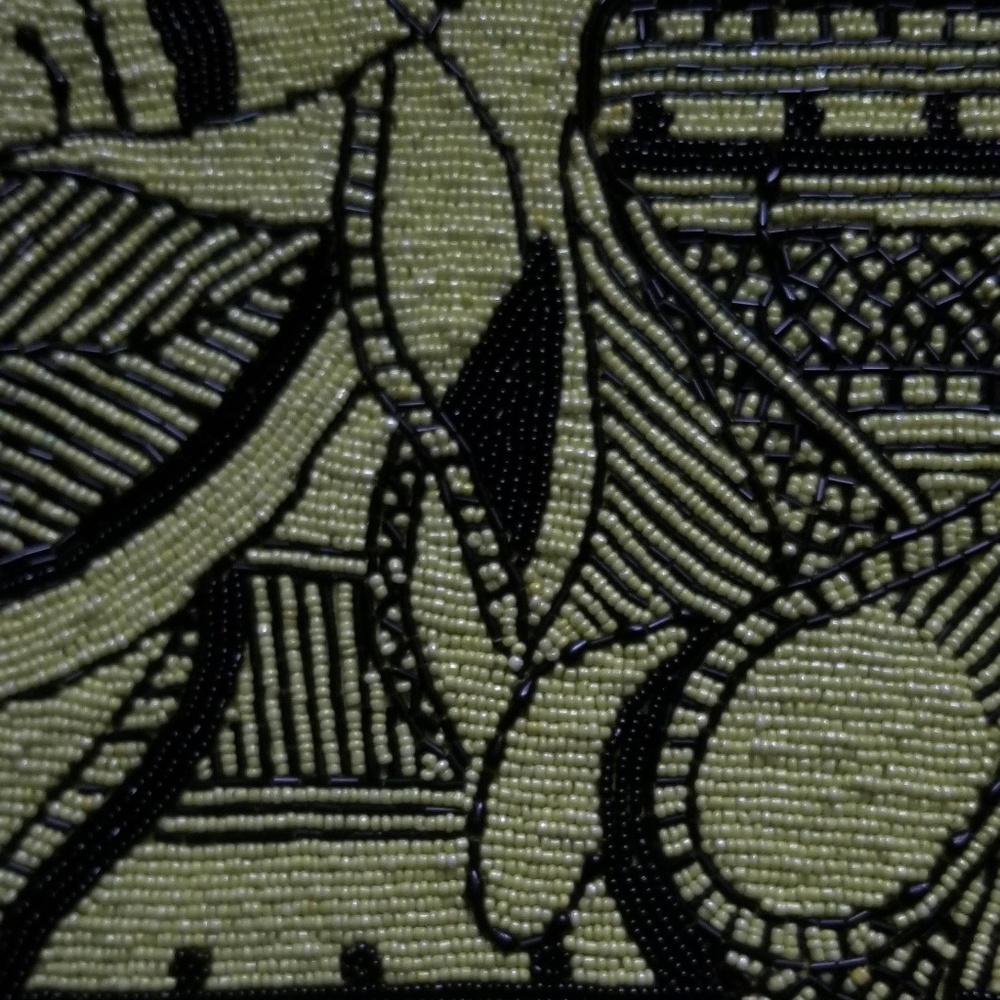 Custom Beaded Low Rise Mini Skirt 4 Small - Picture 2 of 7